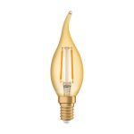 Ledvance Vintage 1906 LED E14 Kerze Gold 2.5W 220lm - 824 Extra Warmweiß | Ersatz für 22W