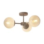 It's about RoMi Deckenleuchte Aspen Glas Weiß | Geeignet für 3x E14 