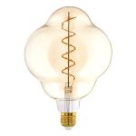 Eglo LED Special E27 Fadenlampe Messing 4W 200lm - 820 Extra Warmweiß | Dimmbar - Ersatz Für 25W