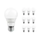 Mehrfachpackung 10x Noxion Lucent Classic LED E27 Birne Matt 4.9W 480lm - 827 Extra Warmweiß | Ersatz für 40W