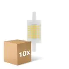 Mehrfachpackung 10x Ledvance Performance LED R7s Doppelt Ended 78mm Klar 12W 1521lm - 827 Extra Warmweiß | Dimmbar - Ersatz Für 100W