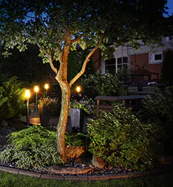 LED-Au&szlig;enleuchten im Garten