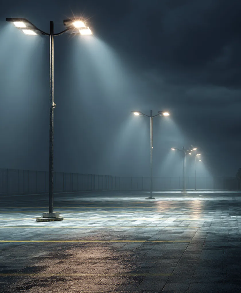 Au&szlig;enbeleuchtung Stra&szlig;e